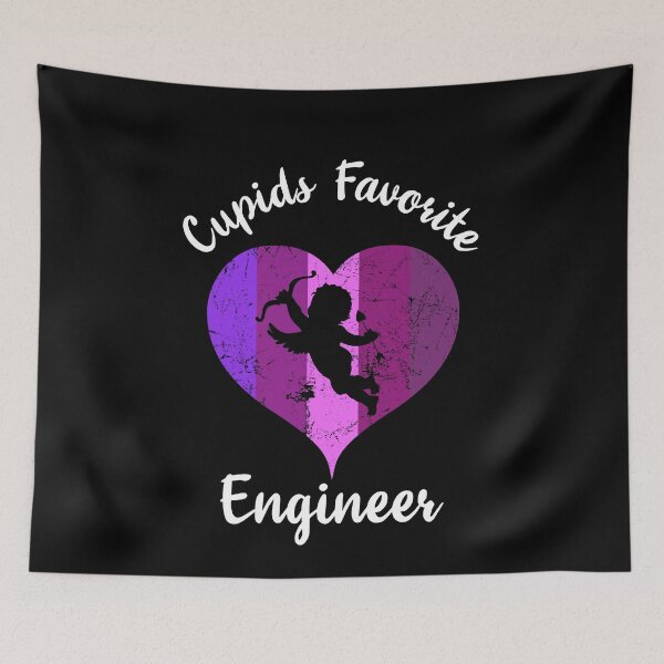 Item preview, Cupids Favorite Engineer Engineering Valentines Day designed and sold by juvajay.