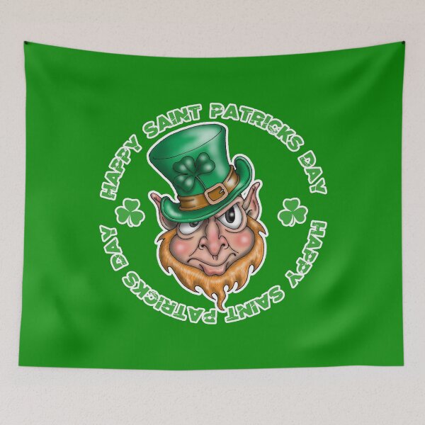 Item preview, Leprechaun Happy Saint Patricks Day Celebration design designed and sold by Status71.
