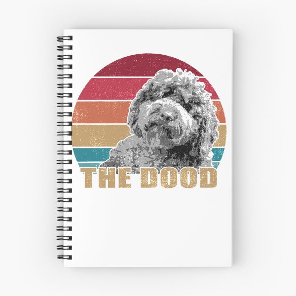 Item preview, mini labradoodle Goldendoodle The Dood Funny Vintage Retro Tee Dad Mom Kids T-Shirt designed and sold by splashworks.