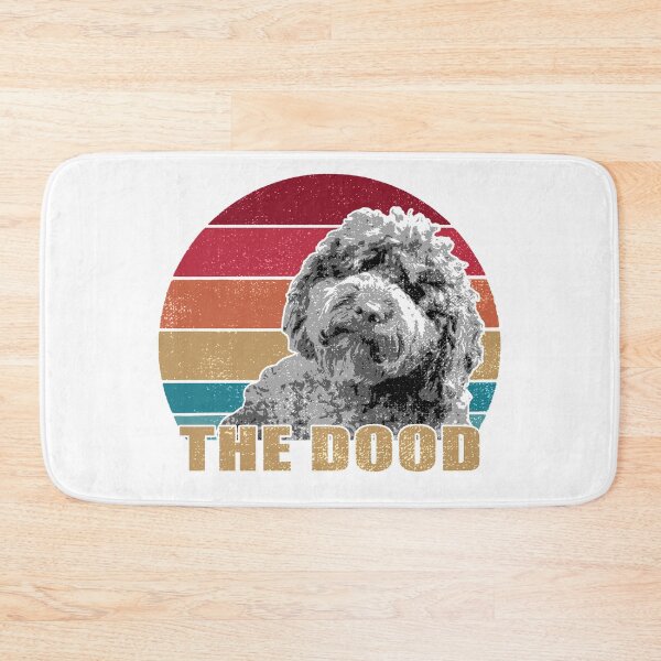 Item preview, mini labradoodle Goldendoodle The Dood Funny Vintage Retro Tee Dad Mom Kids T-Shirt designed and sold by splashworks.