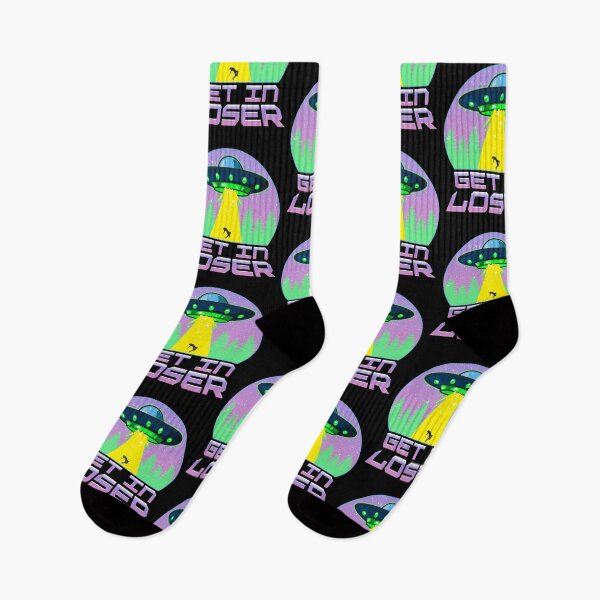 Item preview, Funny Get In Loser UFO Spaceship Pun Alien designed and sold by perfectpresents.