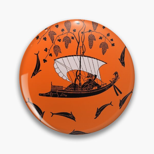 Item preview, Dionysus and the Pirates, the Dionysus Cup by Exekias designed and sold by WillowNox7.