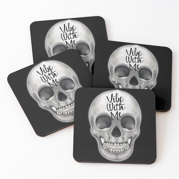 Item preview, vibe with me skull designed and sold by Scatch Spot.