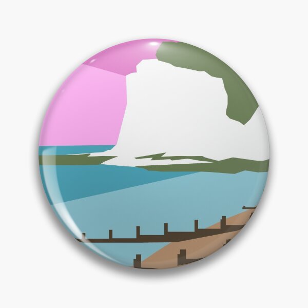 Item preview, St Margaret’s Bay Beach and White Cliffs, Dover, Kent, Pink Sunset designed and sold by OneThreeSix.