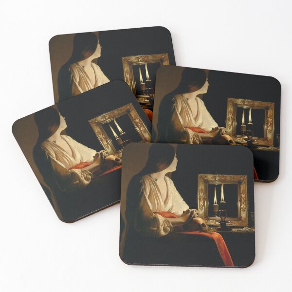 Item preview, The Penitent Magdalene by Georges de La Tour designed and sold by IndieArtDream.