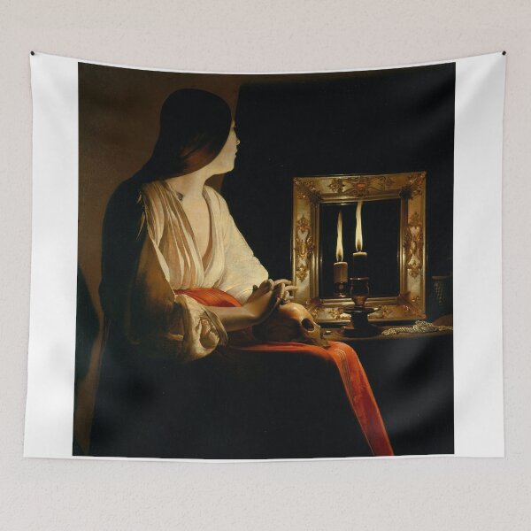 Item preview, The Penitent Magdalene by Georges de La Tour designed and sold by IndieArtDream.