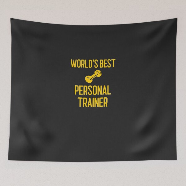 Item preview, World's Best Personal Trainer - Funny Fitness Coach Trainer Gift designed and sold by EricJP.