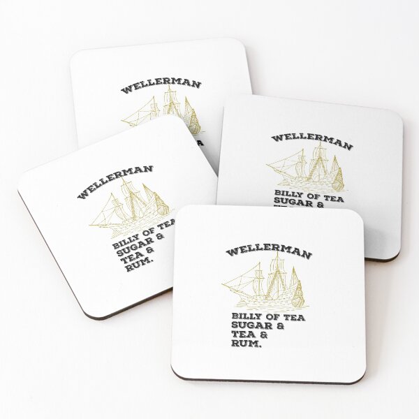 Item preview, Wellerman Billy of Tea Sugar and Tea and Rum Sea Shanty Design designed and sold by AritraSur.