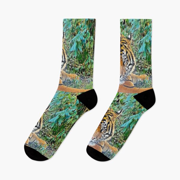 Item preview, Tiger in Grass designed and sold by kristalcurt.