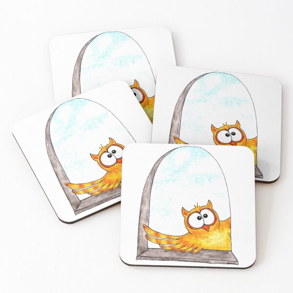 Item preview, Cute Owl In The Window designed and sold by Belknap.