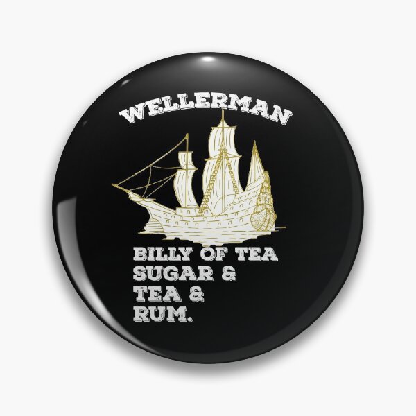 Item preview, Wellerman Billy of Tea Sugar and Tea and Rum Sea Shanty Design designed and sold by AritraSur.