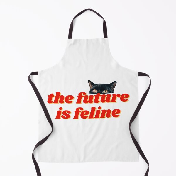 Item preview, the future is feline quote sticker designed and sold by lexynlee.
