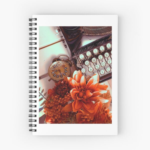 Item preview, Light Academia // Typewriter & Flowers designed and sold by Gothicrelics.