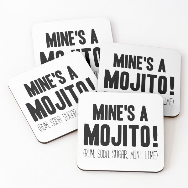 Item preview, Mojito Cocktail Design designed and sold by TreacleMustard.