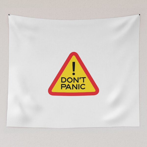 Item preview, Don't Panic designed and sold by ArtofDissent.