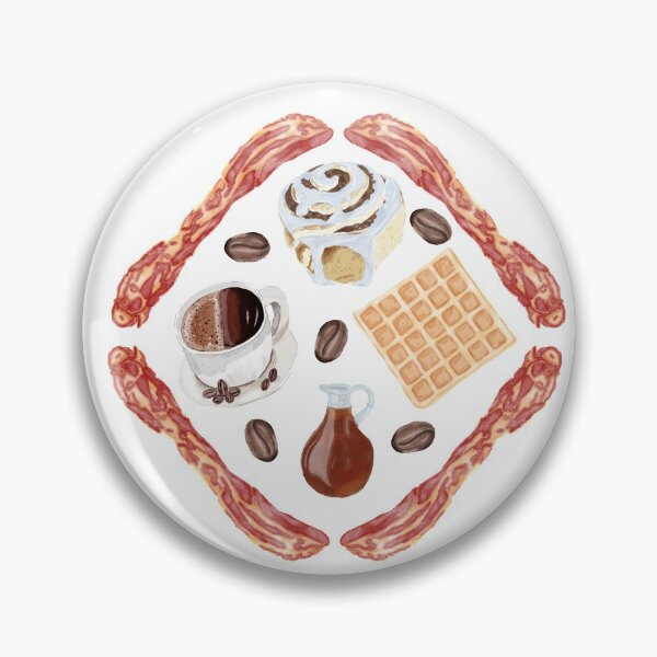 Item preview, Breakfast Foods - Black designed and sold by HB Loves Crafts.