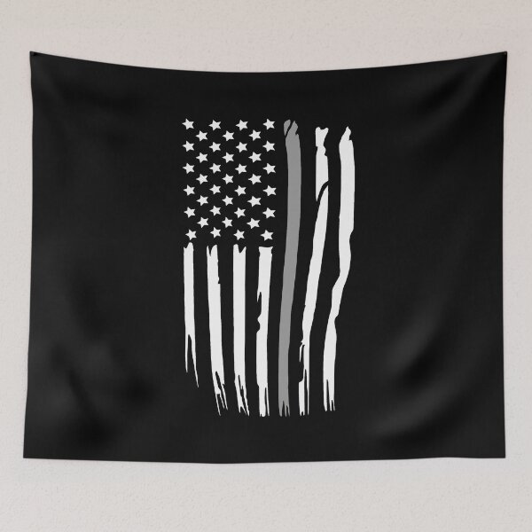Item preview, Corrections Officer Thin Silver Line American Flag  designed and sold by Vanover Designs.