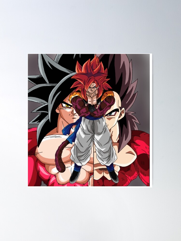 GOGETA SSJ 4 Poster for Sale by memeboyxaxa