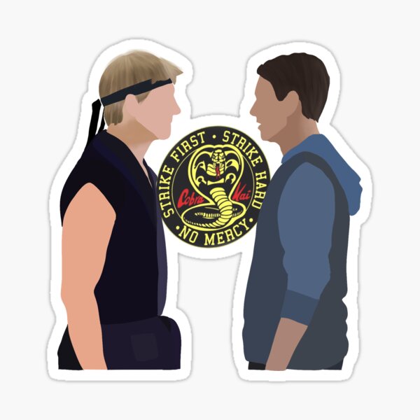 Aperçu de l'œuvre Johnny et Daniel Cobra Kai créée et vendue par erinsdrawings.