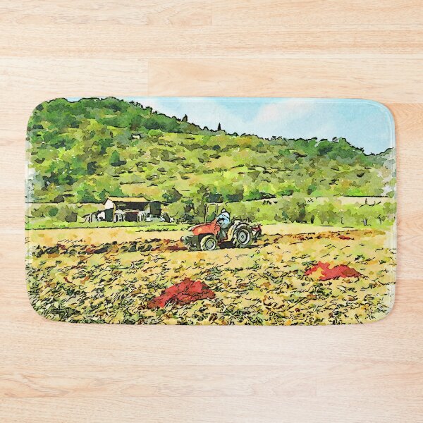 Item preview, Hortus Conclusus: red tractor plow the field designed and sold by Giuseppe Cocco.