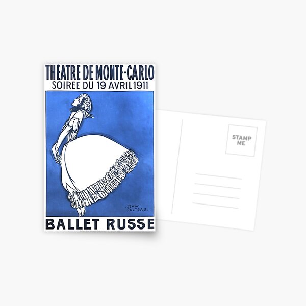 Item preview, Theatre De Monte Carlo Ballet Russe - Vintage Art designed and sold by RickE.