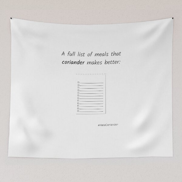 Item preview, A full list of meals that coriander makes better designed and sold by bdoraz.