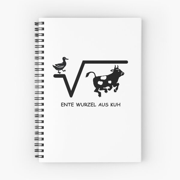 Artikelvorschau, Ente Wurzel Kuh Lustig Mathe N-te Wurzel Aus Q  entworfen und verkauft von catsandmore.