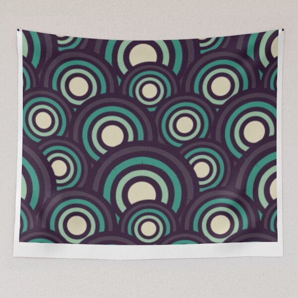 Item preview, Circle Pattern Retro Design designed and sold by AMS-ART.