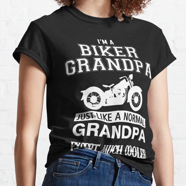 biker grandad t shirt