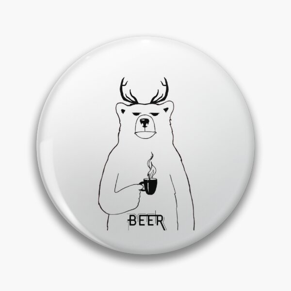 Item preview, Vintage Bear & Deer for a Funny Beer  designed and sold by 4DN4NE.