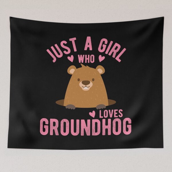 Item preview, Just a Girl Who Loves Groundhog designed and sold by Mariano Topno.