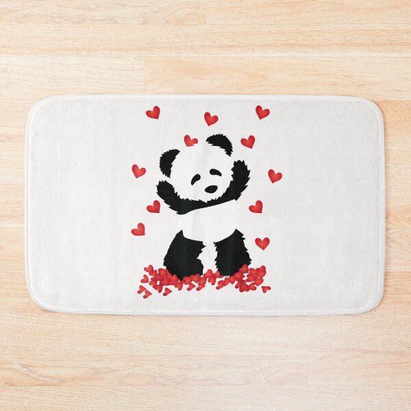 Item preview, Panda Heart Valentines Day Girls Kids Women Bear Lover  designed and sold by PrintexDesigns.