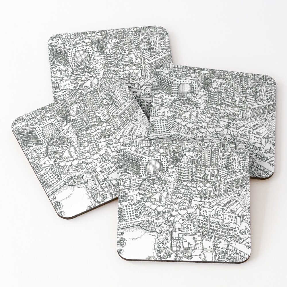 Item preview, Coasters (Set of 4) designed and sold by LERILERA.