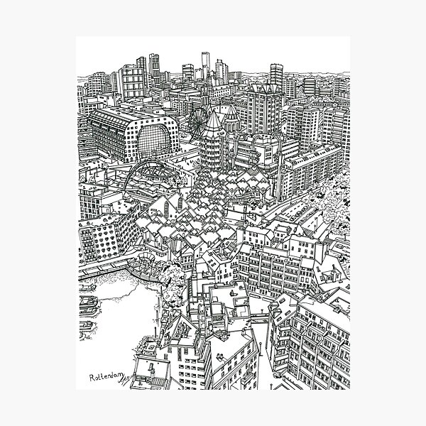 Aperçu de l'œuvre Rotterdam créée et vendue par LERILERA.