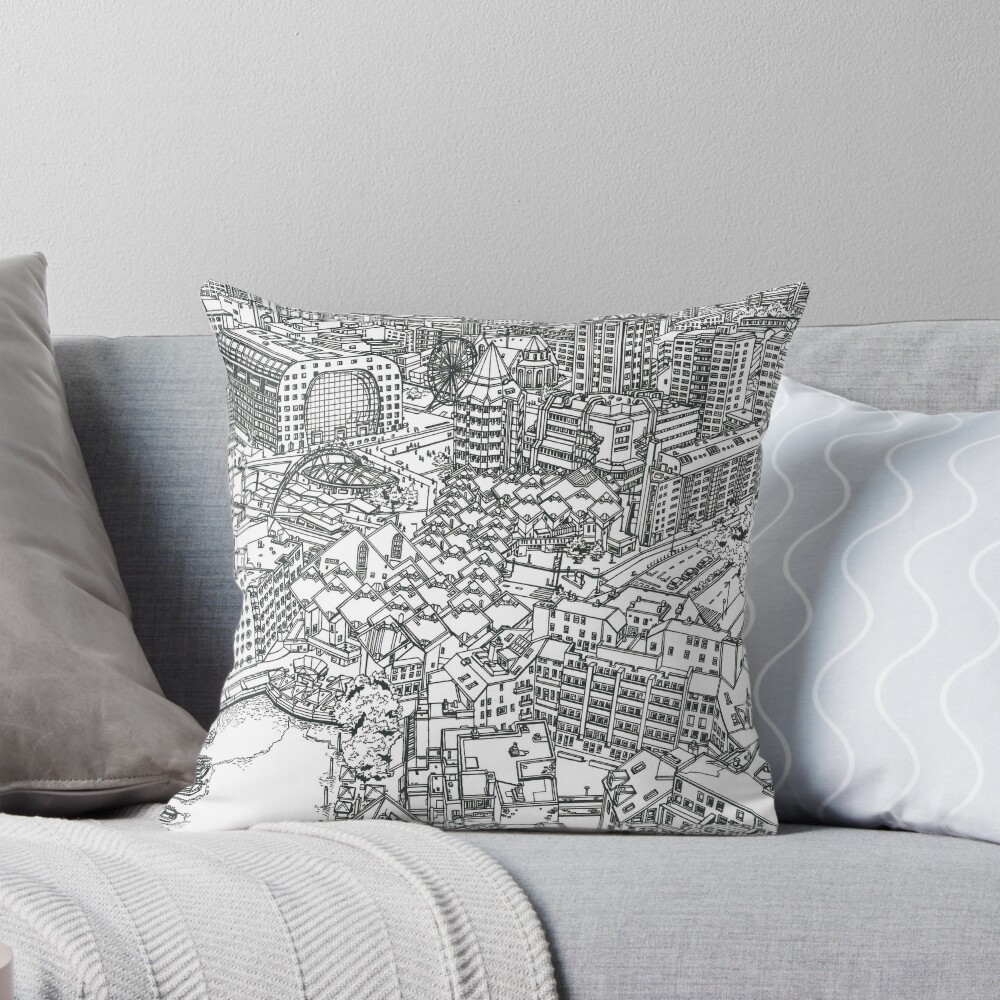 Item preview, Throw Pillow designed and sold by LERILERA.