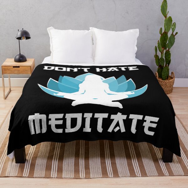 Item preview, Don't hate meditate designed and sold by likebakerdo.