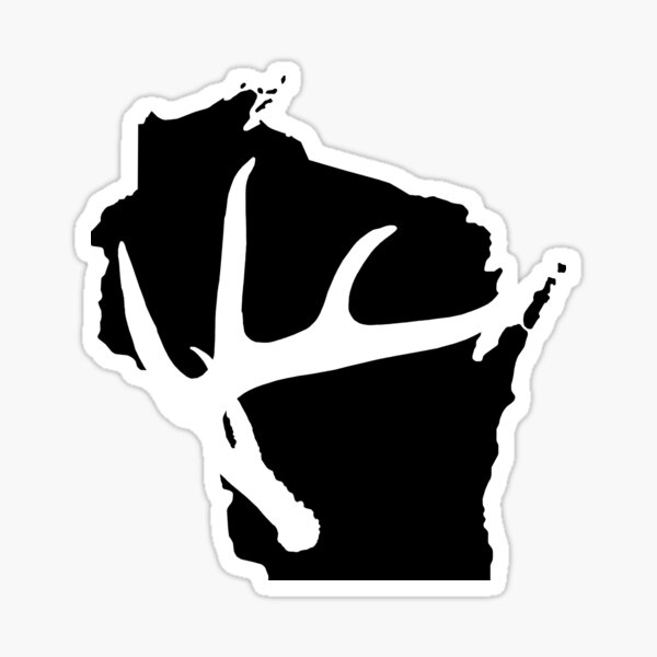Wisconsin Deer Hunting Sticker Sticker