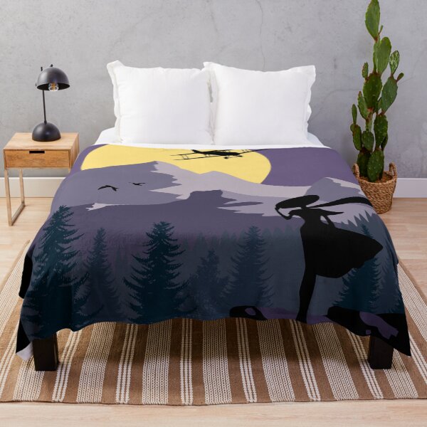 Item preview, Mountain Moon Plane & Woman Silhouette designed and sold by STUDIO-72.