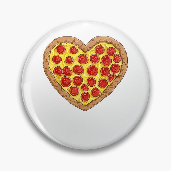 Item preview, Pizza Heart Valentines Day Gifts Men Women Pepperoni designed and sold by PrintexDesigns.