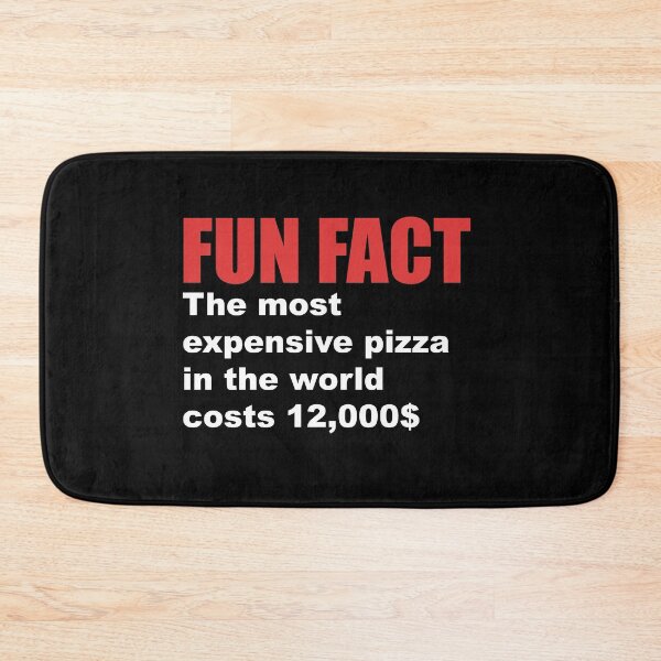 Item preview, fun fact most expensive pizza designed and sold by Dagrell.