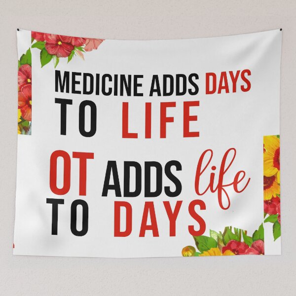 Item preview, Occupational therapy adds life to days designed and sold by TeesYouWant.