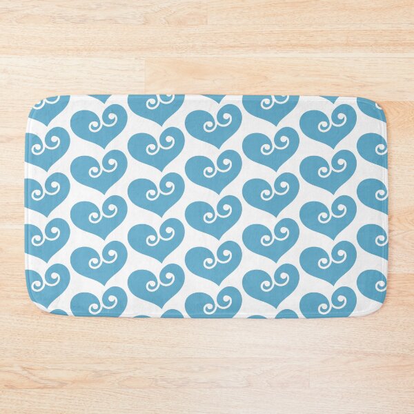 Item preview, Blue Heart with minimalistic swirls #vc-114-23 designed and sold by flexycreatives.