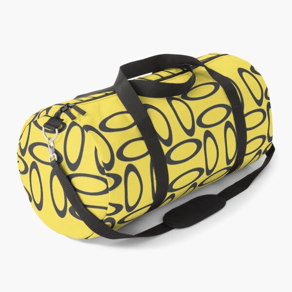 Item preview, Geometric Ellipses Pattern in Gray and Yellow - 2021 Colors designed and sold by AlteredAtelier.