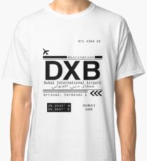 DXB Dubai International Airport Call Letters Classic T-Shirt