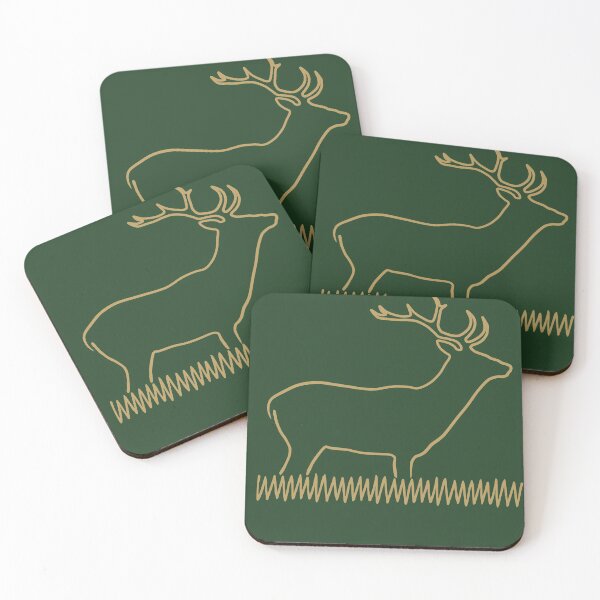 Item preview, Deer, gold-green designed and sold by Cevetan.