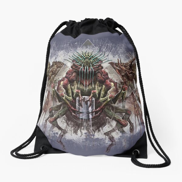 Mi-Go by Loïc Muzy Drawstring Bag