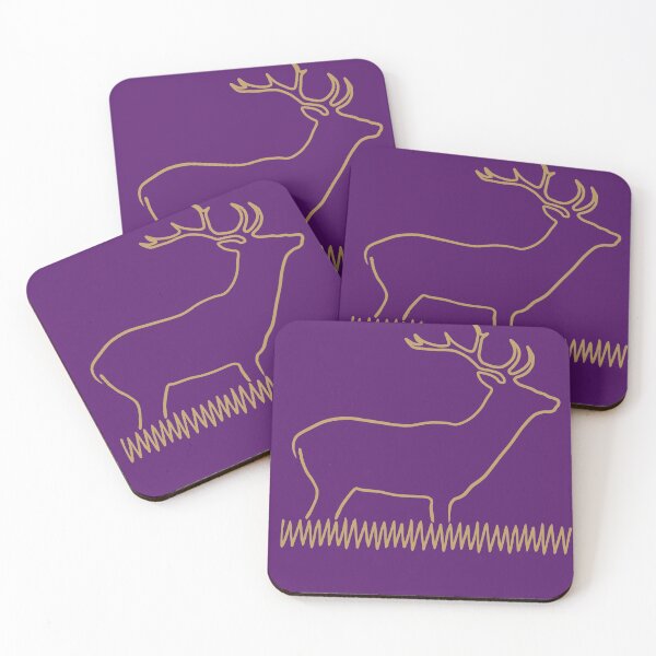 Item preview, Deer, gold-purple designed and sold by Cevetan.