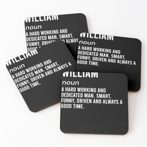 Item preview, William Definition Noun Funny First Name Adult Gift designed and sold by MugsandMoreCA.