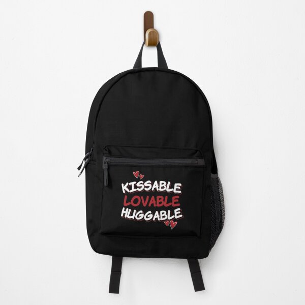 Item preview, Kissable Loveable Huggable Valentines Day designed and sold by MooonTees.