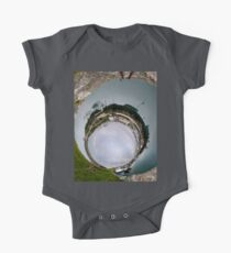 Hurry Head Harbour, Carnlough, County Antrim - Sky In One Piece - Short Sleeve
